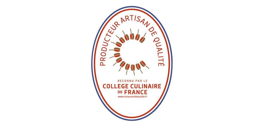 Macaron &quot;Producteur Artisan de Qualité&quot; of the Collège Culinaire de France