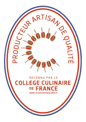 Macaron "Producteur Artisan de Qualité" du Collège Culinaire de France